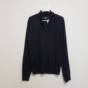 French Connection knit 1/4 quarter zip sweater